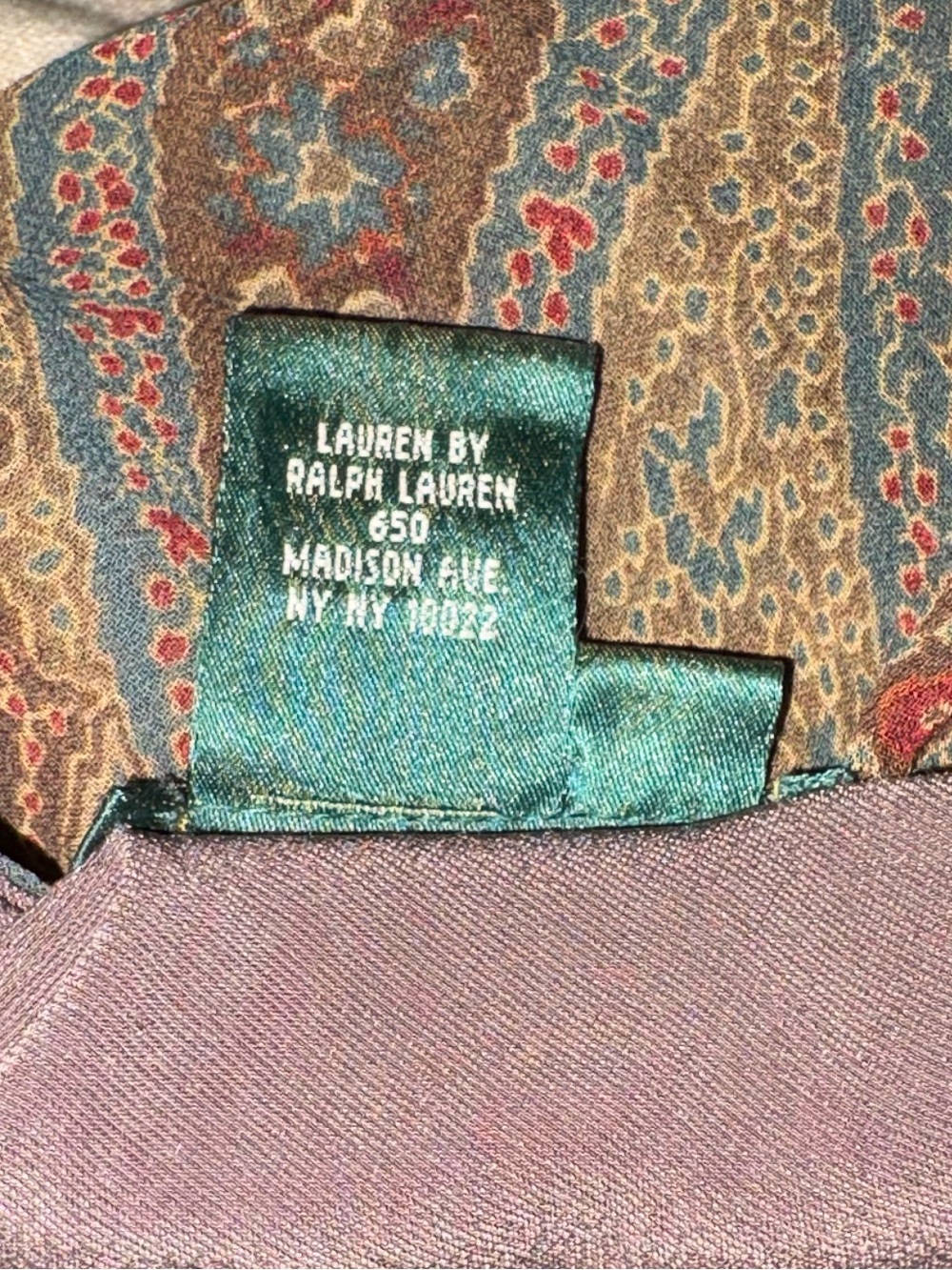 Ralph Lauren Silk Paisley Print Velvet Layered Cascading Ruffle Maxi Skirt - 14 - Picture 10 of 10